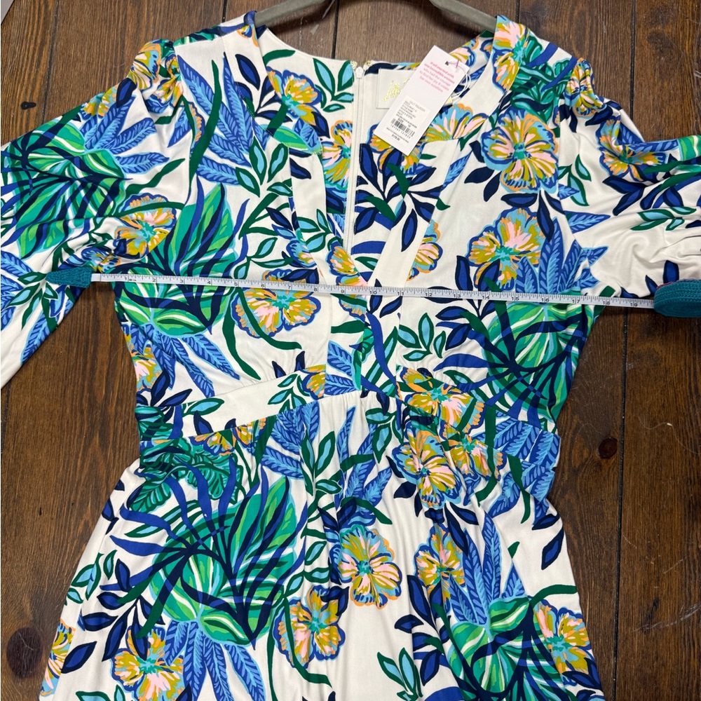 Lilly Pulitzer Wexlee 3/4 Sleeve Dress Golden Hour Glam - Picture 4 of 5